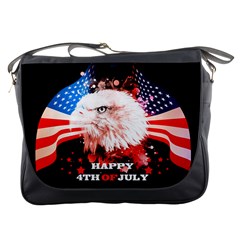 Happy 4th Of July Messenger Bag by FantasyWorld7