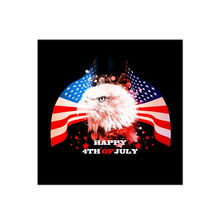 Happy 4th Of July Satin Bandana Scarf