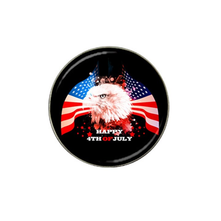 Happy 4th Of July Hat Clip Ball Marker