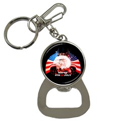 Happy 4th Of July Bottle Opener Key Chain by FantasyWorld7