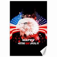 Happy 4th Of July Canvas 20  X 30  by FantasyWorld7