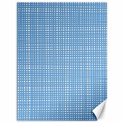 Light blue knitting pattern Canvas 36  x 48 