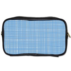 Light blue knitting pattern Toiletries Bag (One Side)