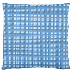 Light blue knitting pattern Large Cushion Case (Two Sides)