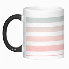 Horizontal Pinstripes In Soft Colors Morph Mugs by shawlin