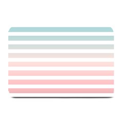 Horizontal Pinstripes In Soft Colors Plate Mats by shawlin