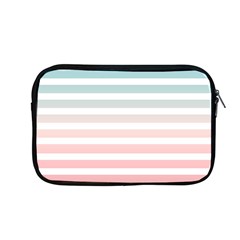 Horizontal Pinstripes In Soft Colors Apple Macbook Pro 13  Zipper Case by shawlin