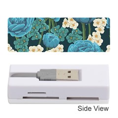 Blue flowers pattern Memory Card Reader (Stick)