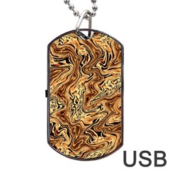 Safari 1 Dog Tag Usb Flash (one Side)