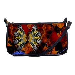 Sunflower Collage Shoulder Clutch Bag by bloomingvinedesign