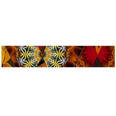 Sunflower Collage Large Flano Scarf 