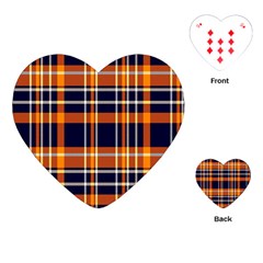 Tartan Pattern Playing Cards Single Design (heart) by ArtworkByPatrick