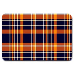 Tartan Pattern Large Doormat  by ArtworkByPatrick