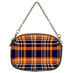 Tartan Pattern Chain Purse (two Sides) by ArtworkByPatrick