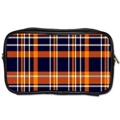 Tartan Pattern Toiletries Bag (one Side) by ArtworkByPatrick