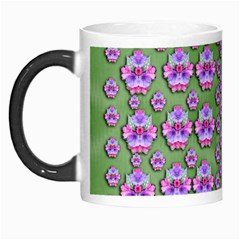 Fantasy Flowers Dancing In The Green Spring Morph Mugs by pepitasart