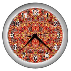 Rp 3 Wall Clock (silver) by ArtworkByPatrick