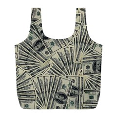 Hundred Dollars Full Print Recycle Bag (l)