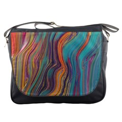 Colorful Sketch Messenger Bag by bloomingvinedesign