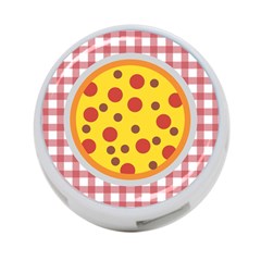 Pizza Table Pepperoni Sausage Copy 4-port Usb Hub (one Side) by Nexatart