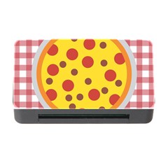 Pizza Table Pepperoni Sausage Copy Memory Card Reader With Cf by Nexatart