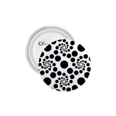 Dot Dots Round Black And White 1 75  Buttons by Nexatart