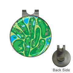 Golf Course Par Golf Course Green Copy Hat Clips With Golf Markers by Nexatart