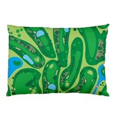 Golf Course Par Golf Course Green Copy Pillow Case by Nexatart