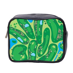 Golf Course Par Golf Course Green Copy Mini Toiletries Bag (two Sides) by Nexatart