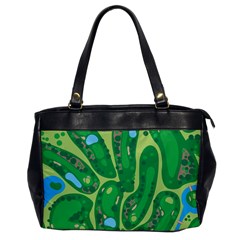 Golf Course Par Golf Course Green Copy Oversize Office Handbag by Nexatart