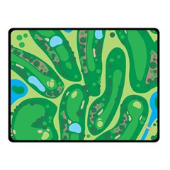 Golf Course Par Golf Course Green Copy Fleece Blanket (small) by Nexatart