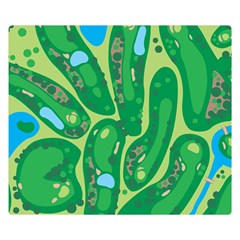 Golf Course Par Golf Course Green Copy Double Sided Flano Blanket (small)  by Nexatart