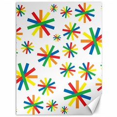 Celebrate Pattern Colorful Design Canvas 36  X 48  by Nexatart