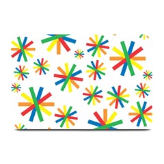 Celebrate Pattern Colorful Design Plate Mats by Nexatart