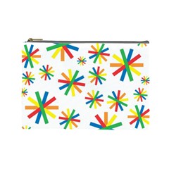 Celebrate Pattern Colorful Design Cosmetic Bag (large) by Nexatart