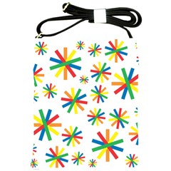 Celebrate Pattern Colorful Design Shoulder Sling Bag by Nexatart