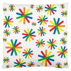 Celebrate Pattern Colorful Design Standard Flano Cushion Case (two Sides)