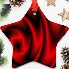 Background Red Color Swirl Ornament (star) by Nexatart