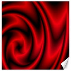 Background Red Color Swirl Canvas 20  X 20  by Nexatart