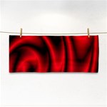 Background Red Color Swirl Hand Towel Front