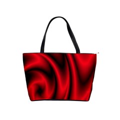 Background Red Color Swirl Classic Shoulder Handbag