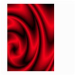 Background Red Color Swirl Small Garden Flag (Two Sides) Front