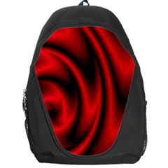 Background Red Color Swirl Backpack Bag by Nexatart