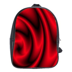 Background Red Color Swirl School Bag (xl) by Nexatart