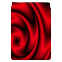 Background Red Color Swirl Removable Flap Cover (l) by Nexatart