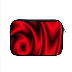 Background Red Color Swirl Apple Macbook Pro 15  Zipper Case by Nexatart