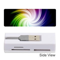 Rainbow Swirl Twirl Memory Card Reader (stick) by Nexatart