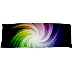 Rainbow Swirl Twirl Body Pillow Case Dakimakura (two Sides) by Nexatart