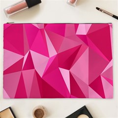 Pattern Halftone Geometric Cosmetic Bag (xxl) by Nexatart