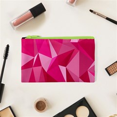 Pattern Halftone Geometric Cosmetic Bag (xs) by Nexatart